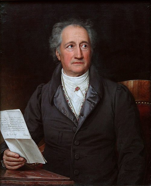 Porträt von Johann Wolfgang von Goethe