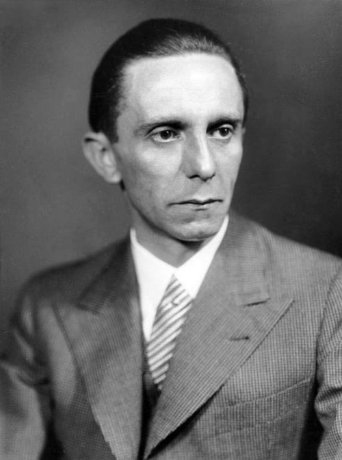 Porträt von Joseph Goebbels