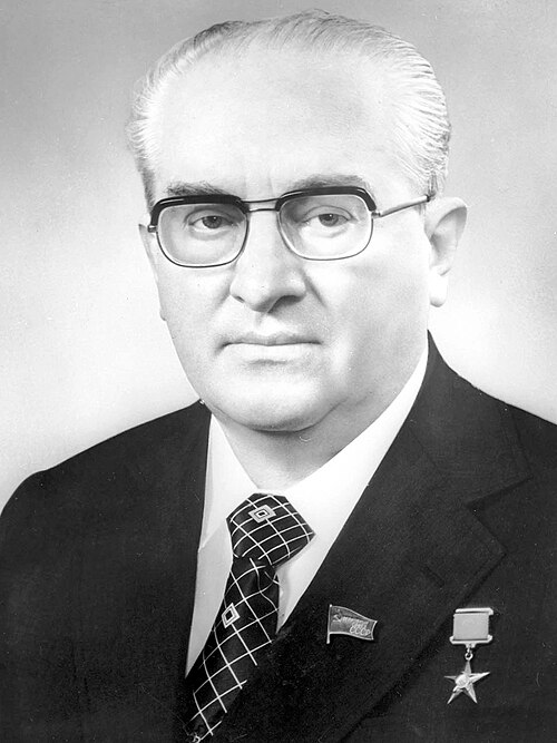 Porträt von Juri Wladimirowitsch Andropow