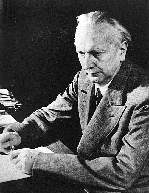 Porträt von Karl Jaspers