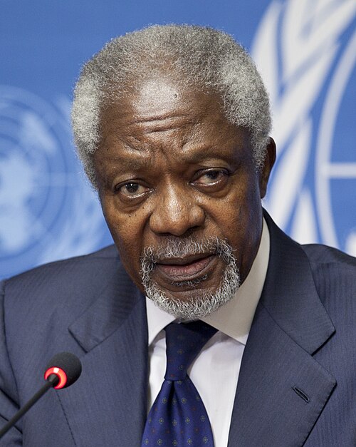 Porträt von Kofi Annan