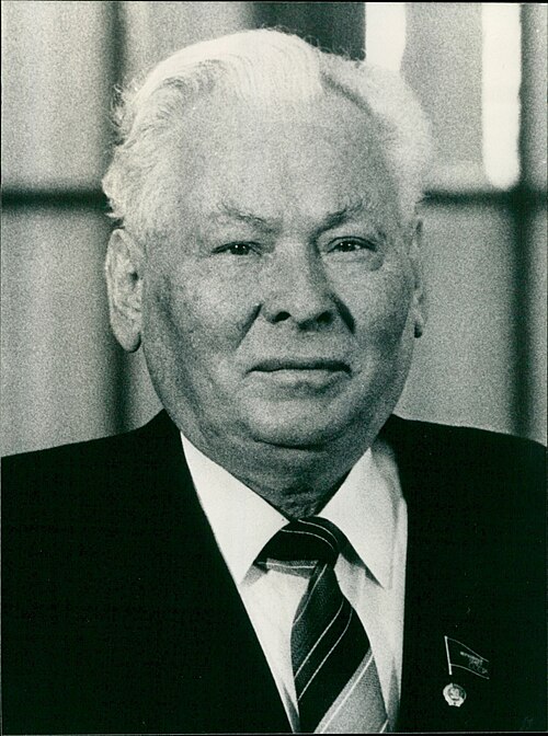 Porträt von Konstantin Ustinowitsch Tschernenko
