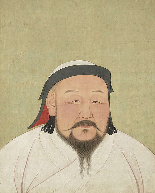 Porträt von Kublai Khan