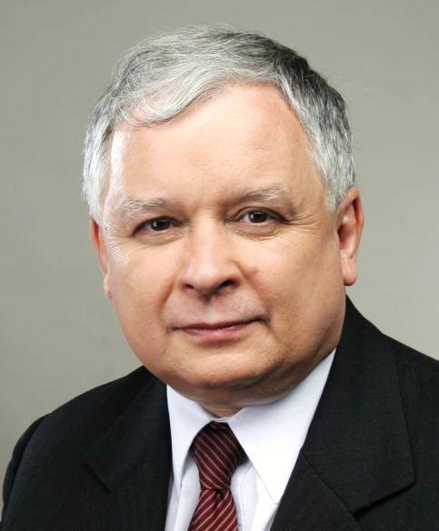 Porträt von Lech Kaczyński