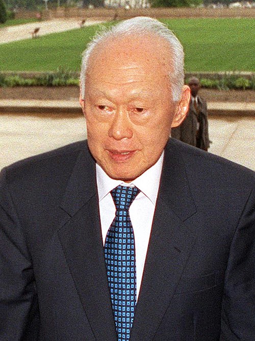 Porträt von Lee Kuan Yew
