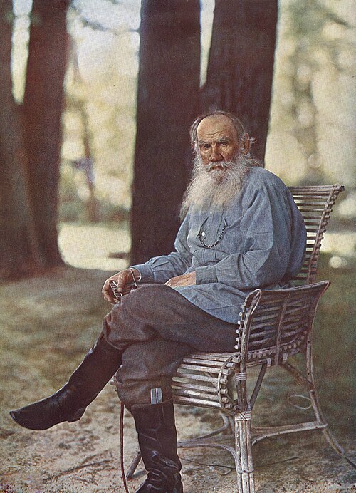Porträt von Lew Nikolajewitsch Tolstoi