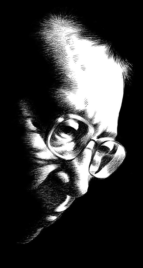 Porträt von Liu Xiaobo