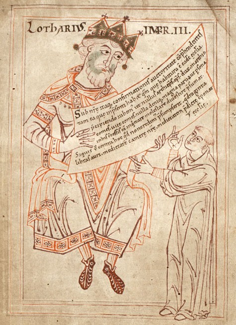 Porträt von Lothar III.