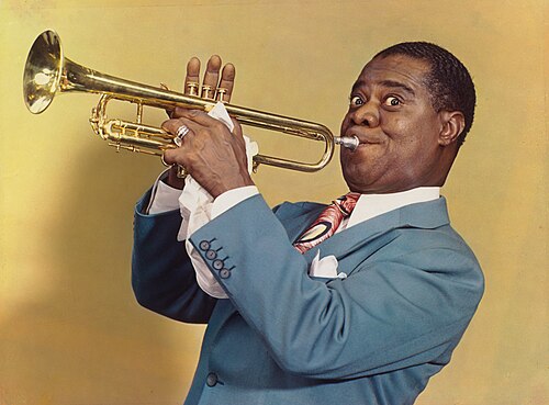 Porträt von Louis Armstrong