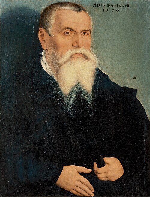 Porträt von Lucas Cranach der Ältere