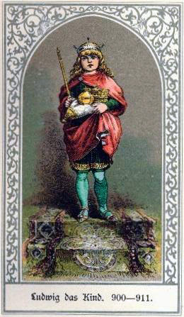 Porträt von Ludwig das Kind