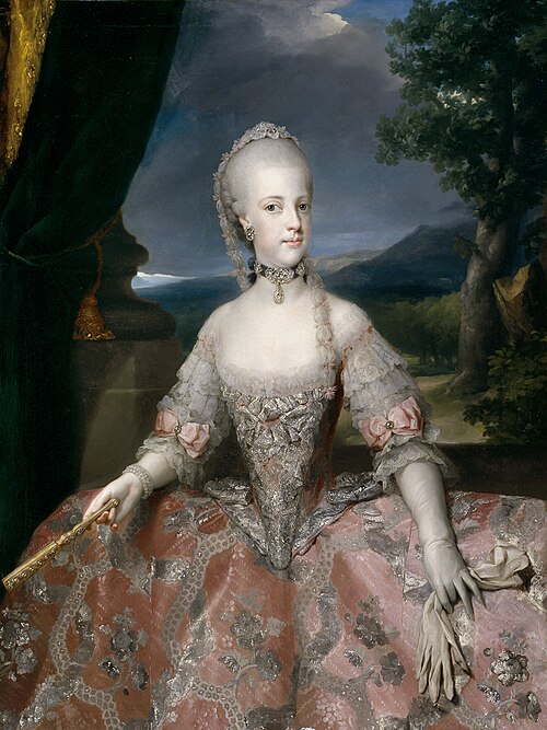 Porträt von Maria Karolina von Österreich