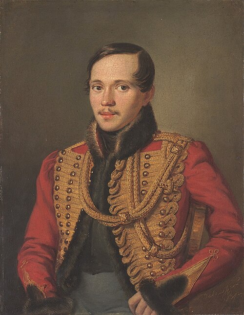 Porträt von Michail Jurjewitsch Lermontow
