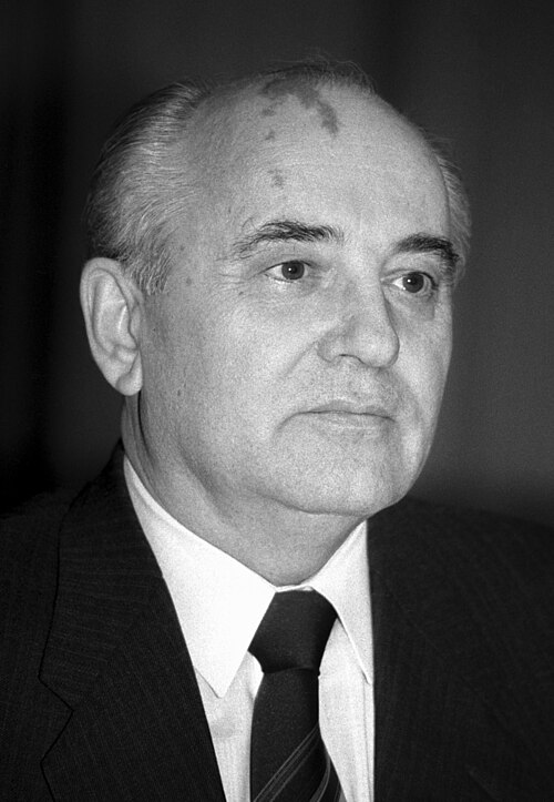 Porträt von Michail Sergejewitsch Gorbatschow
