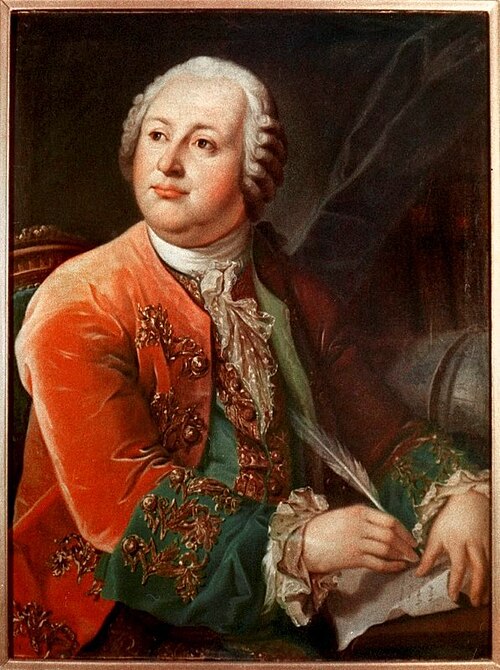 Porträt von Michail Wassiljewitsch Lomonossow