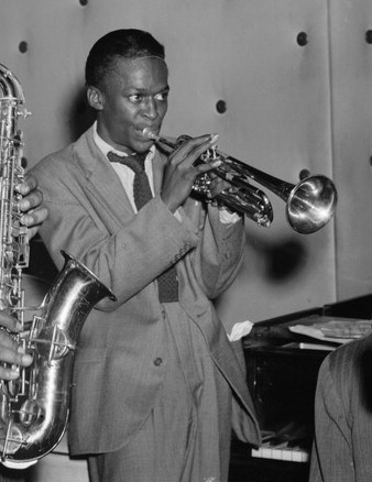 Porträt von Miles Davis