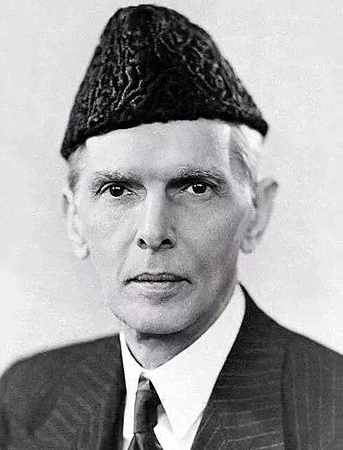 Porträt von Muhammad Ali Jinnah