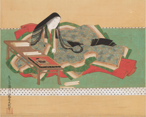 Porträt von Murasaki Shikibu