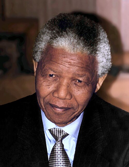 Porträt von Nelson Mandela