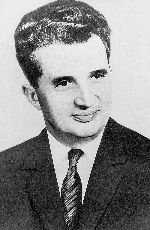 Porträt von Nicolae Ceaușescu