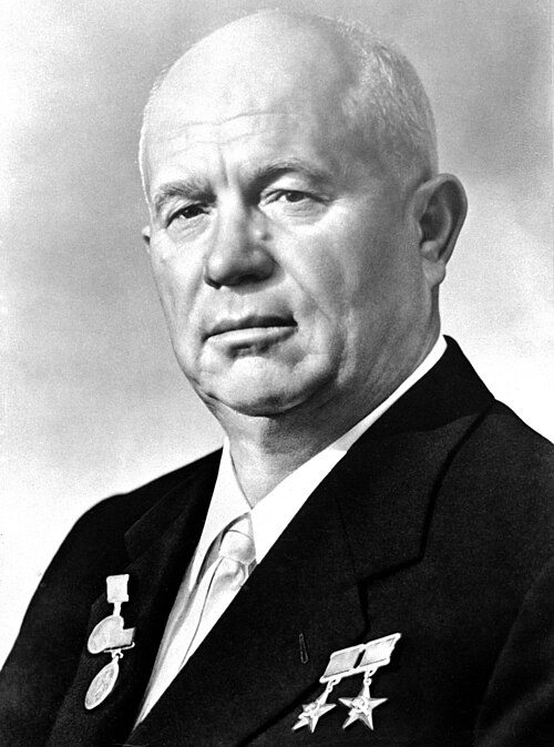 Porträt von Nikita Sergejewitsch Chruschtschow
