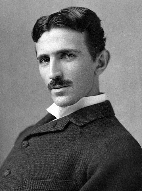 Porträt von Nikola Tesla