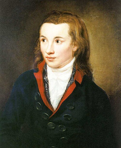 Porträt von Novalis