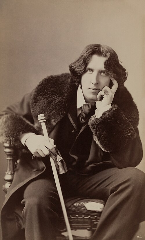 Porträt von Oscar Wilde