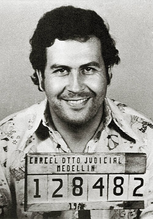 Porträt von Pablo Escobar