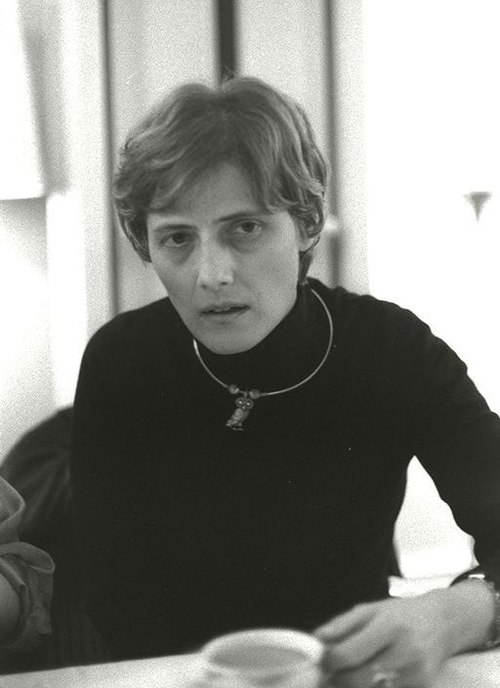 Porträt von Petra Kelly