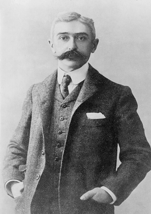 Porträt von Pierre de Coubertin