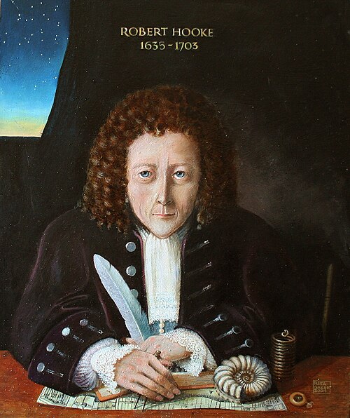 Porträt von Robert Hooke