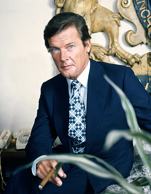 Porträt von Roger Moore