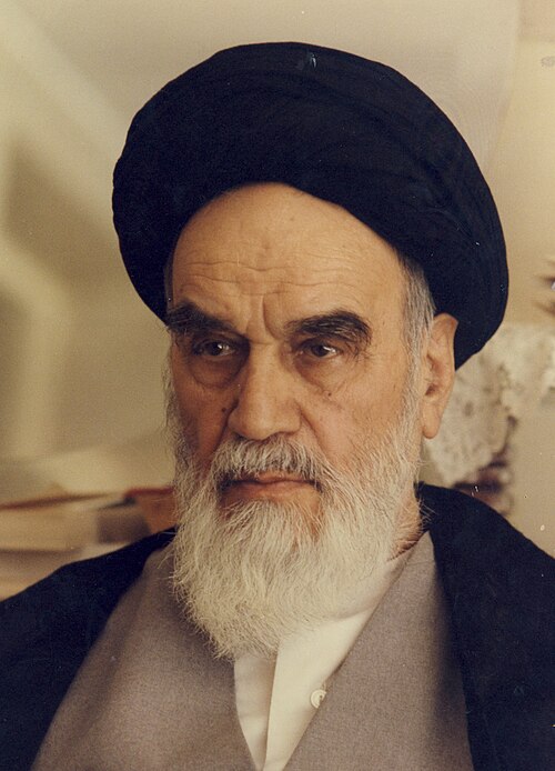 Porträt von Ruhollah Chomeini