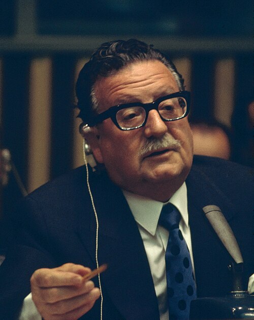 Porträt von Salvador Allende