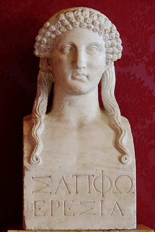 Porträt von Sappho