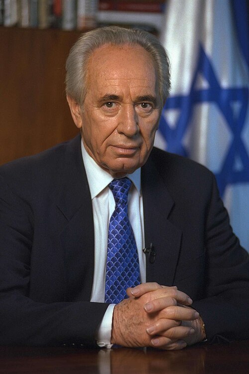 Porträt von Schimon Peres