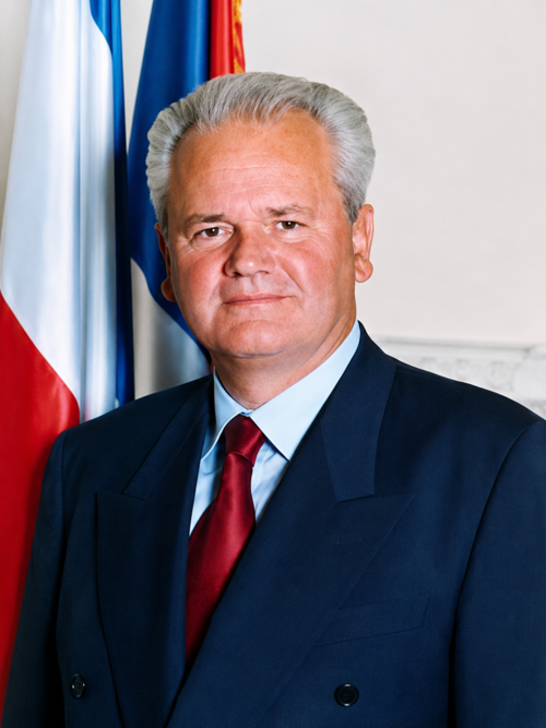 Porträt von Slobodan Milošević