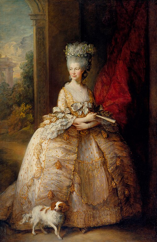 Porträt von Sophie Charlotte von Mecklenburg-Strelitz