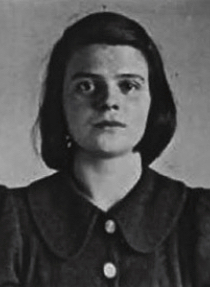 Porträt von Sophie Scholl