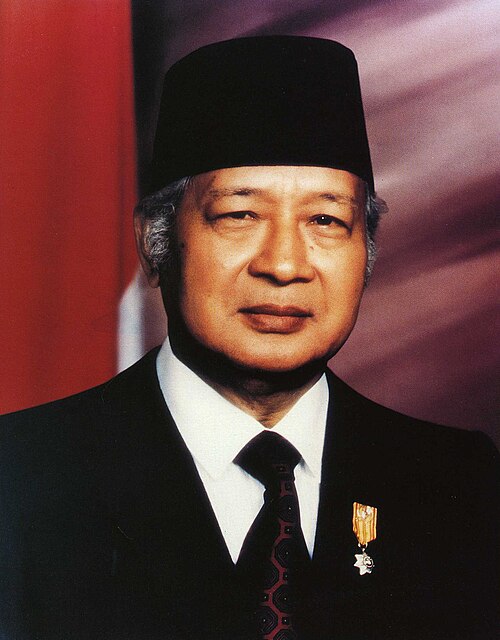 Porträt von Suharto