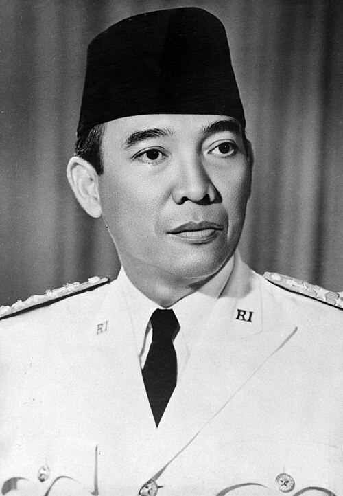 Porträt von Sukarno