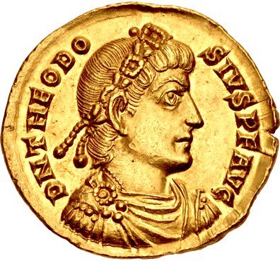 Porträt von Theodosius I.