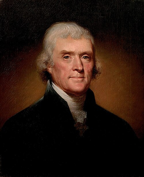 Porträt von Thomas Jefferson