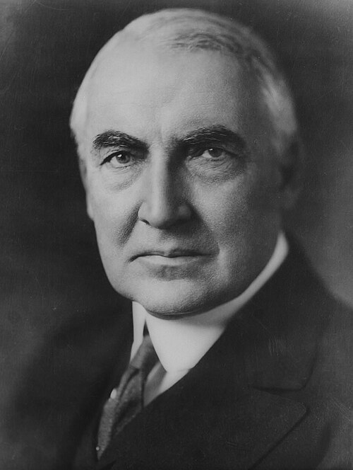 Porträt von Warren G. Harding