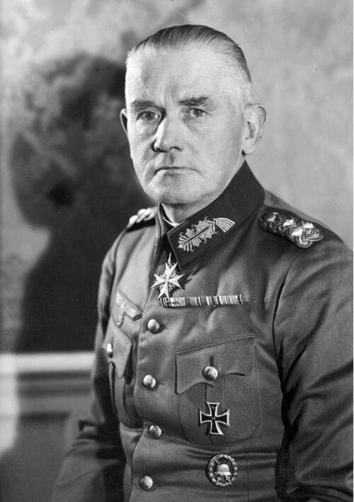 Porträt von Werner von Blomberg