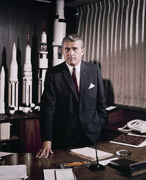 Porträt von Wernher von Braun