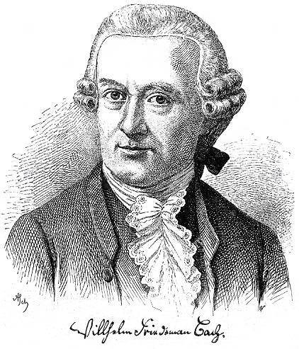 Porträt von Wilhelm Friedemann Bach