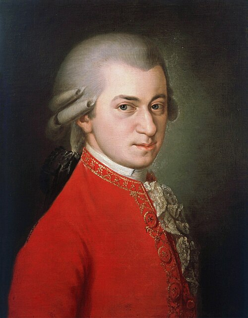 Porträt von Wolfgang Amadeus Mozart