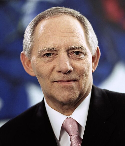 Porträt von Wolfgang Schäuble